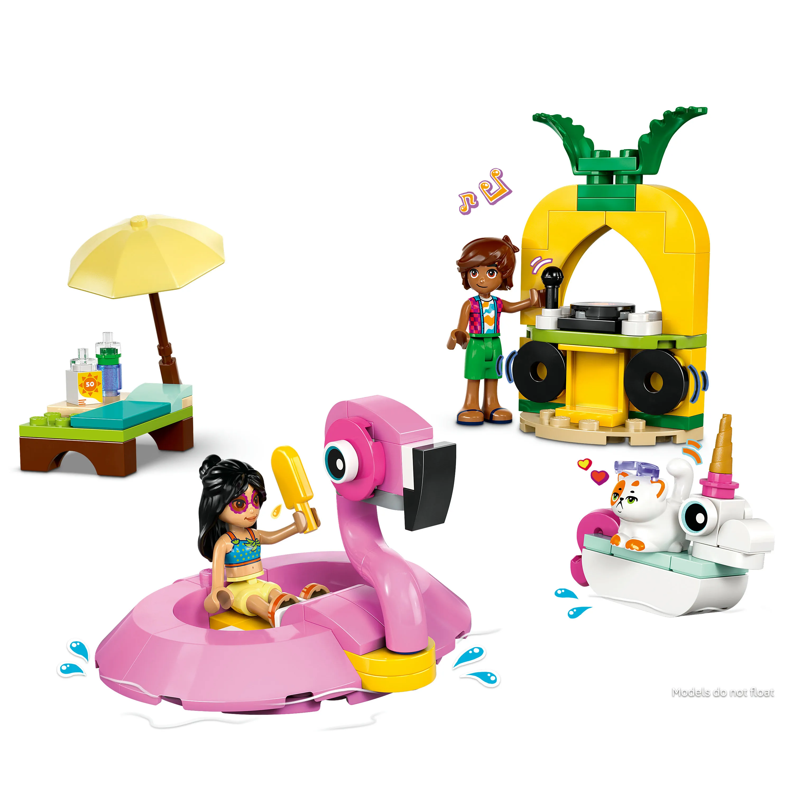 LEGO Friends Enh&ouml;rnings- och flamingopoolparty 42658