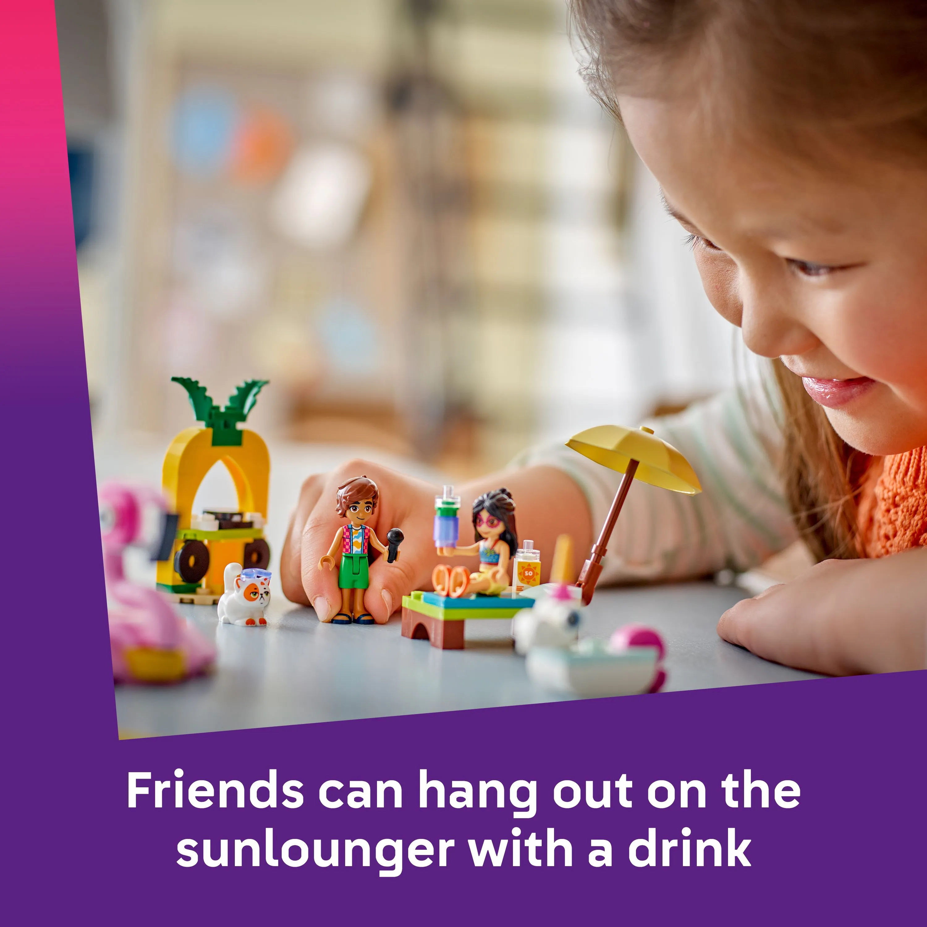 LEGO Friends Enh&ouml;rnings- och flamingopoolparty 42658