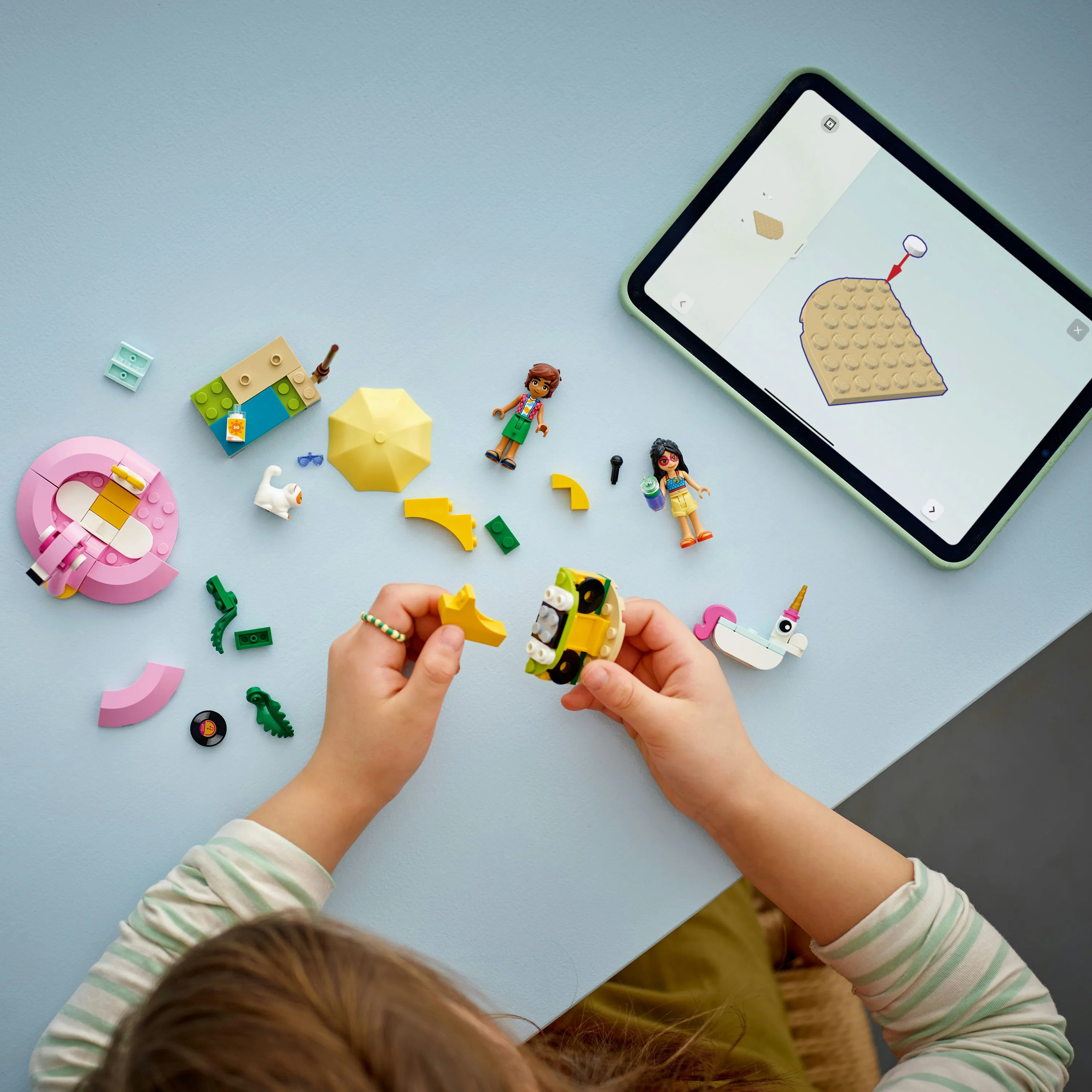 LEGO Friends Enh&ouml;rnings- och flamingopoolparty 42658