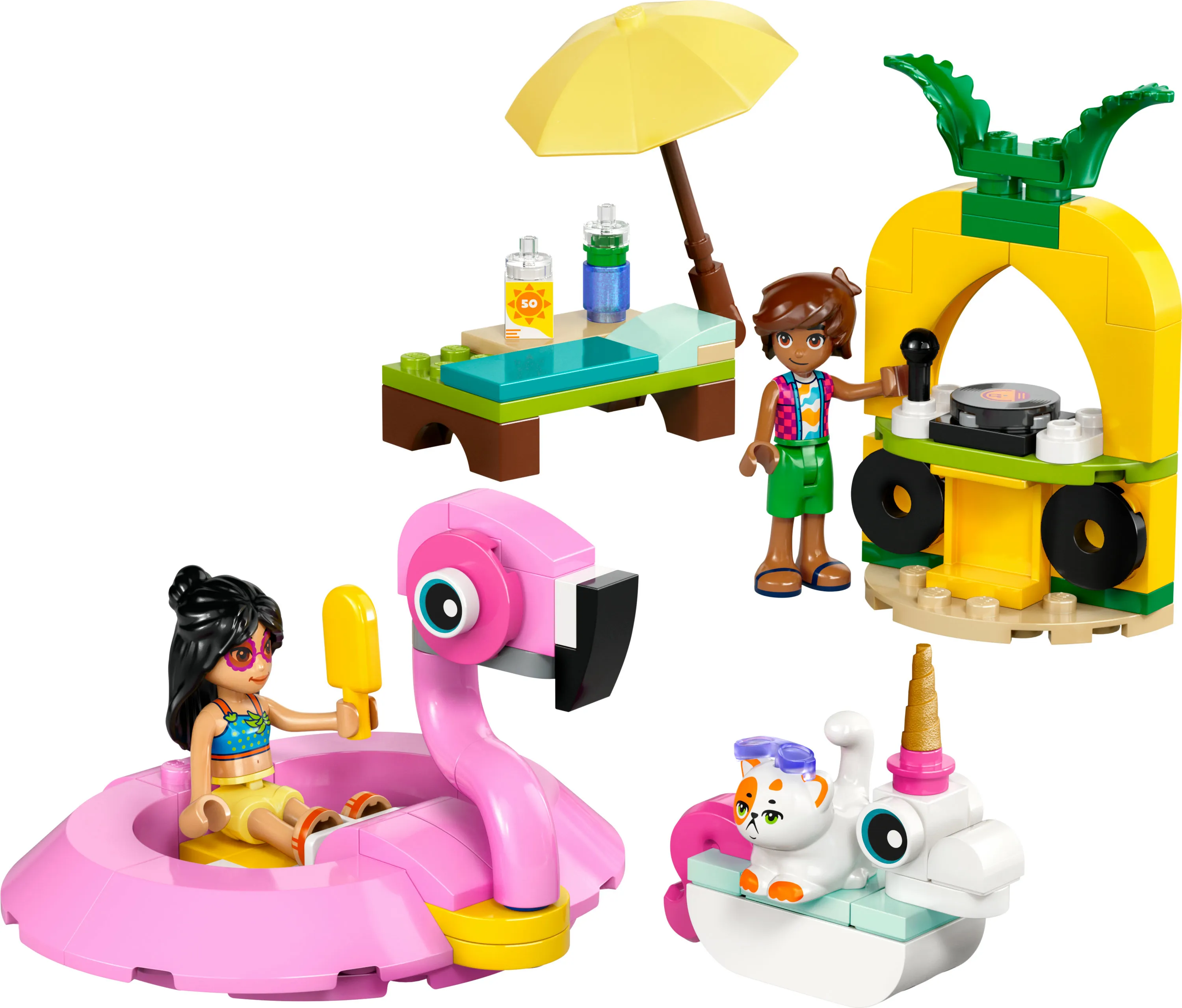 LEGO Friends Enh&ouml;rnings- och flamingopoolparty 42658