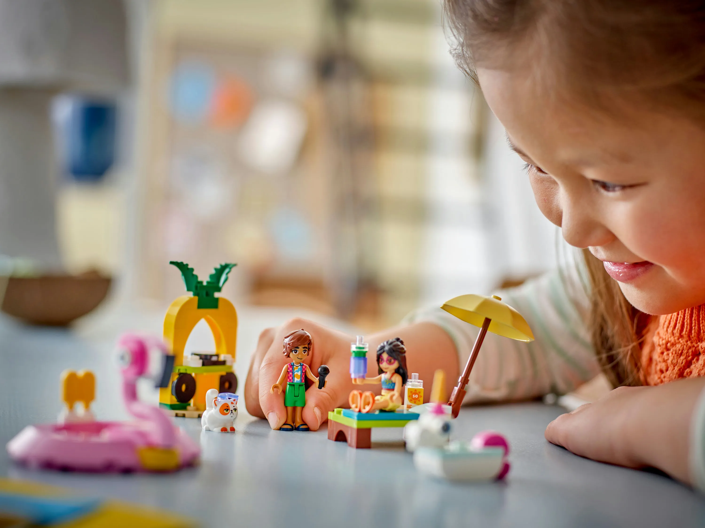 LEGO Friends Enh&ouml;rnings- och flamingopoolparty 42658