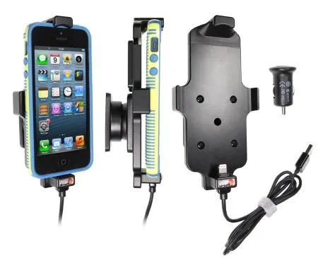 Aktiv h&aring;llare med cigg-kontakt f&ouml;r iPhone 5