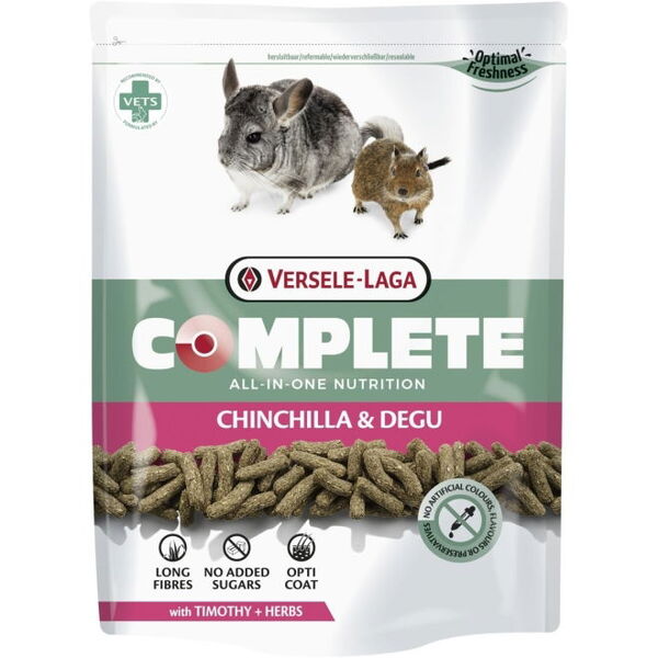 VERSELE-LAGA Complete Chinchilla ja Degu 8 kilogrammaa