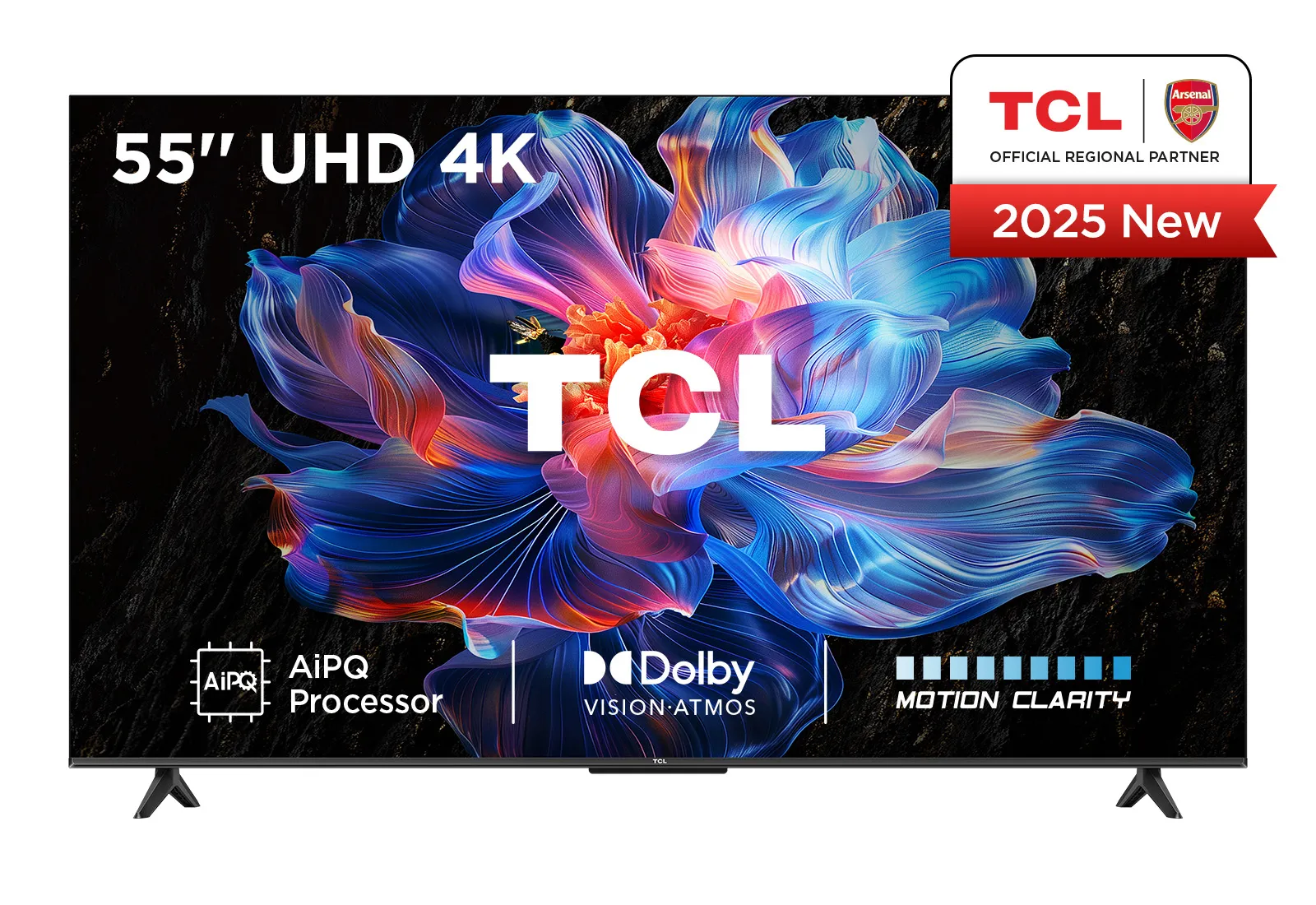 TCL V6C 55V6C 55" 4K DLED Google TV, 60 Hz, Dolby Vision, HDR10+, metalline