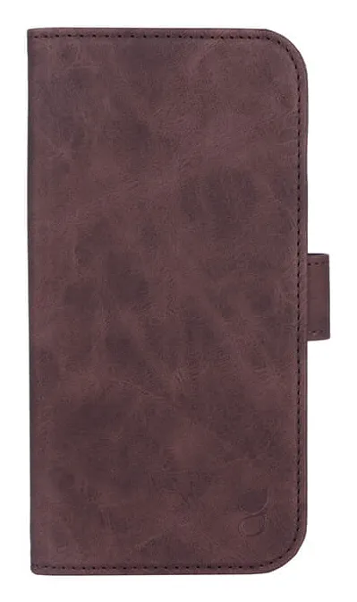 GEAR Wallet, iPhone 14 Plus - pl&aring;nboksfodral, Brun