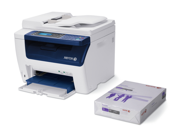 Xerox WorkCentre 6015NI - Multifunction (fax / copy / print / scan) - color - LAN/WLAN - LED