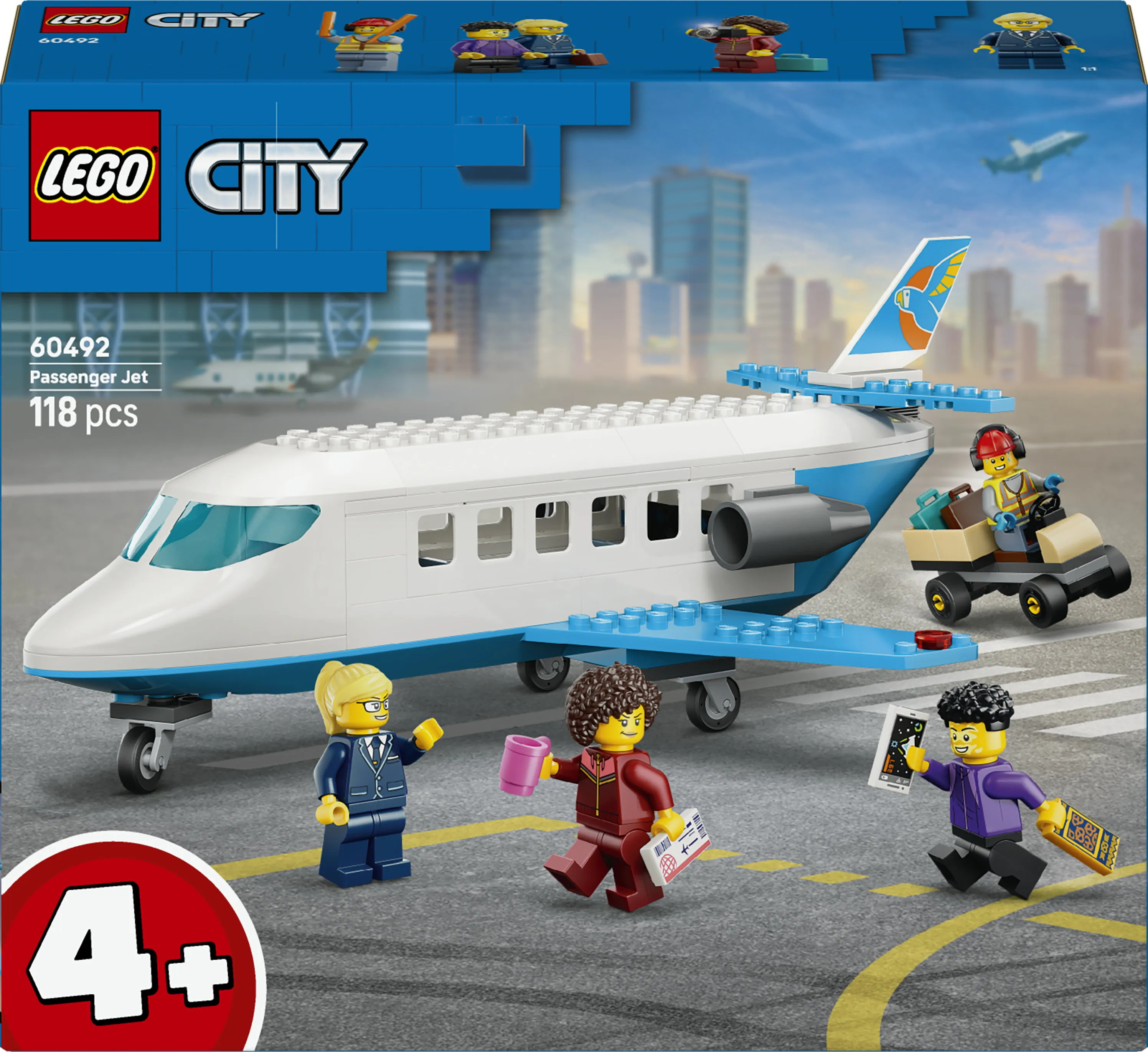 LEGO City Suihkumatkustajakone 60492