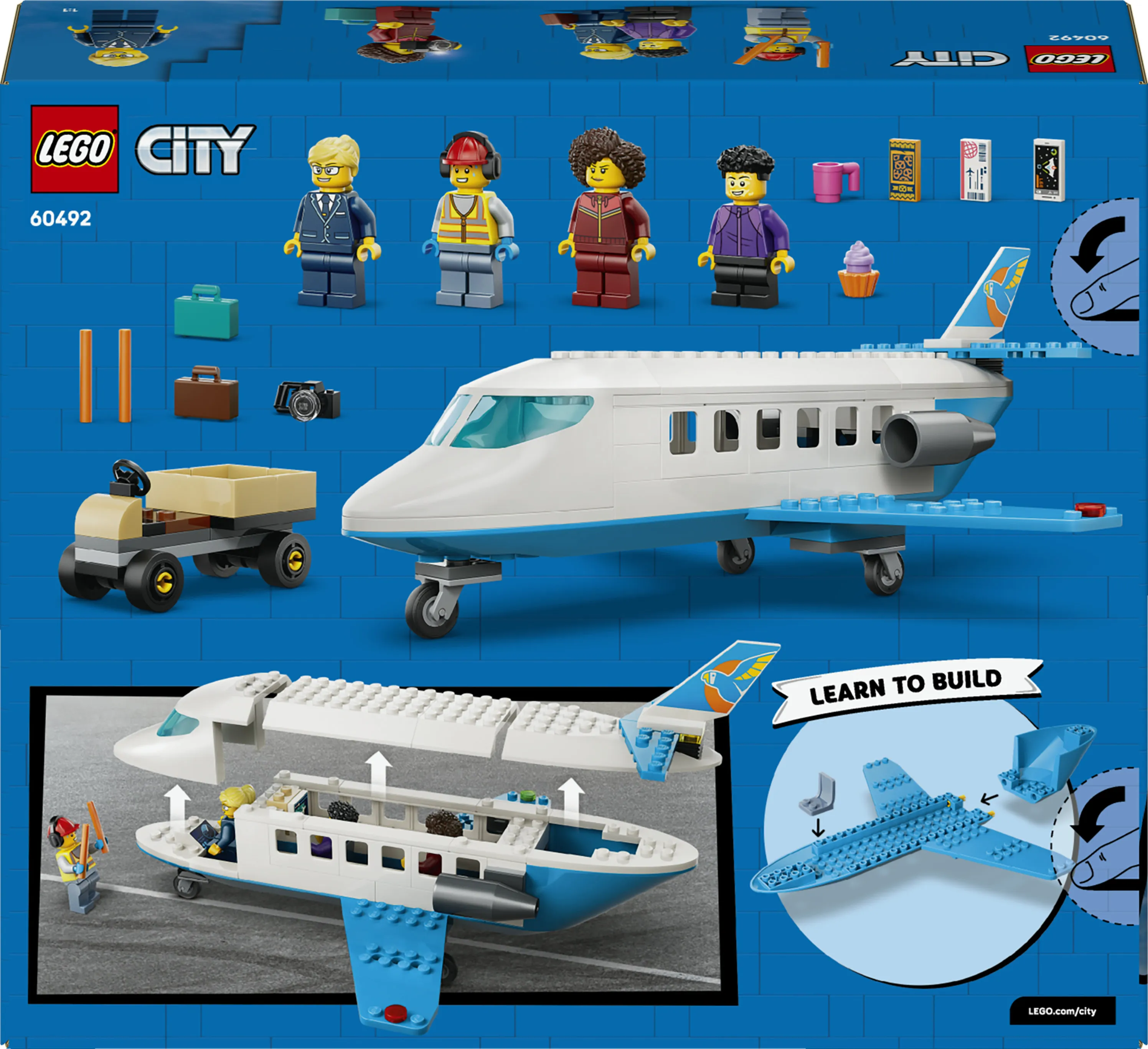 LEGO City Passagerarflygplan 60492