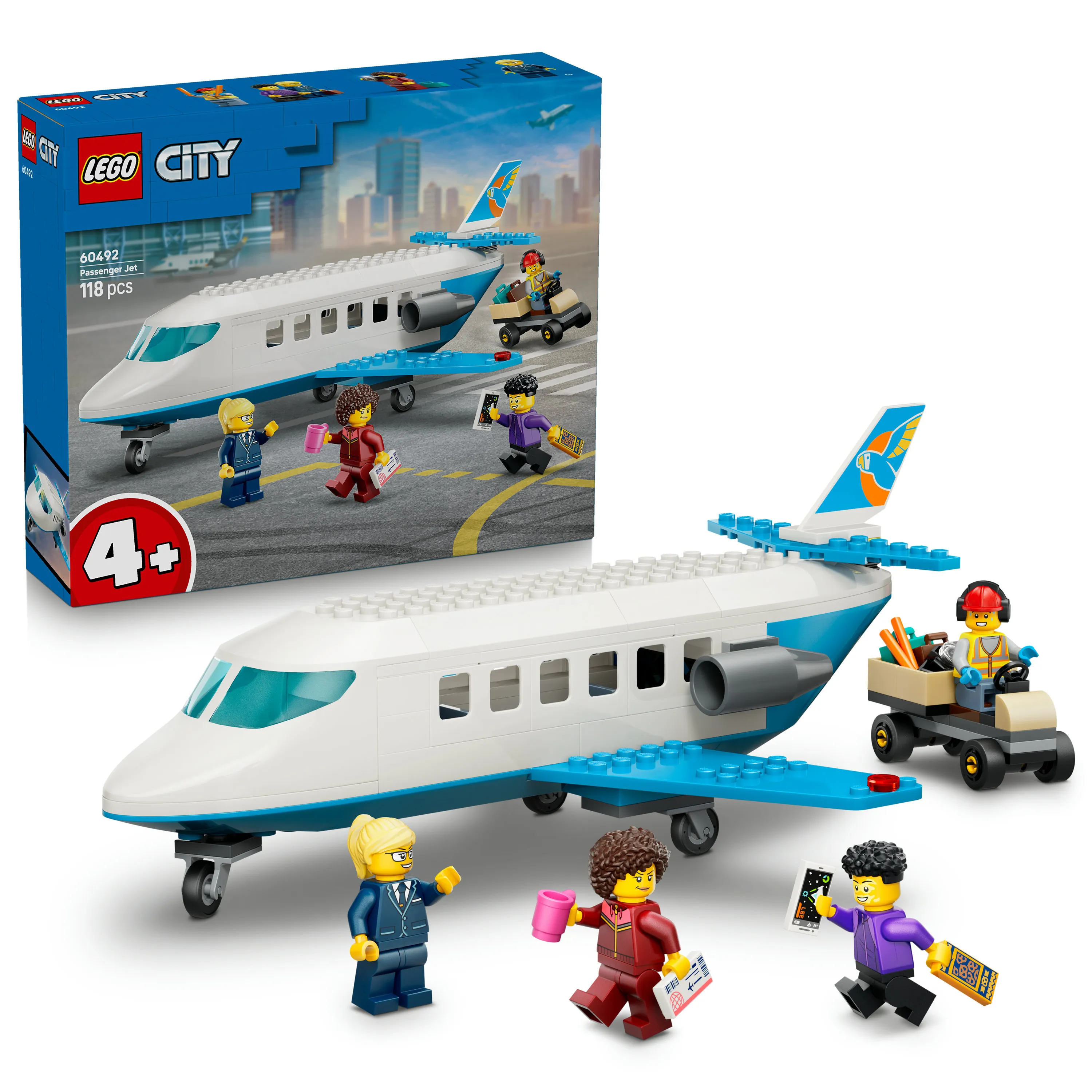 LEGO City Suihkumatkustajakone 60492