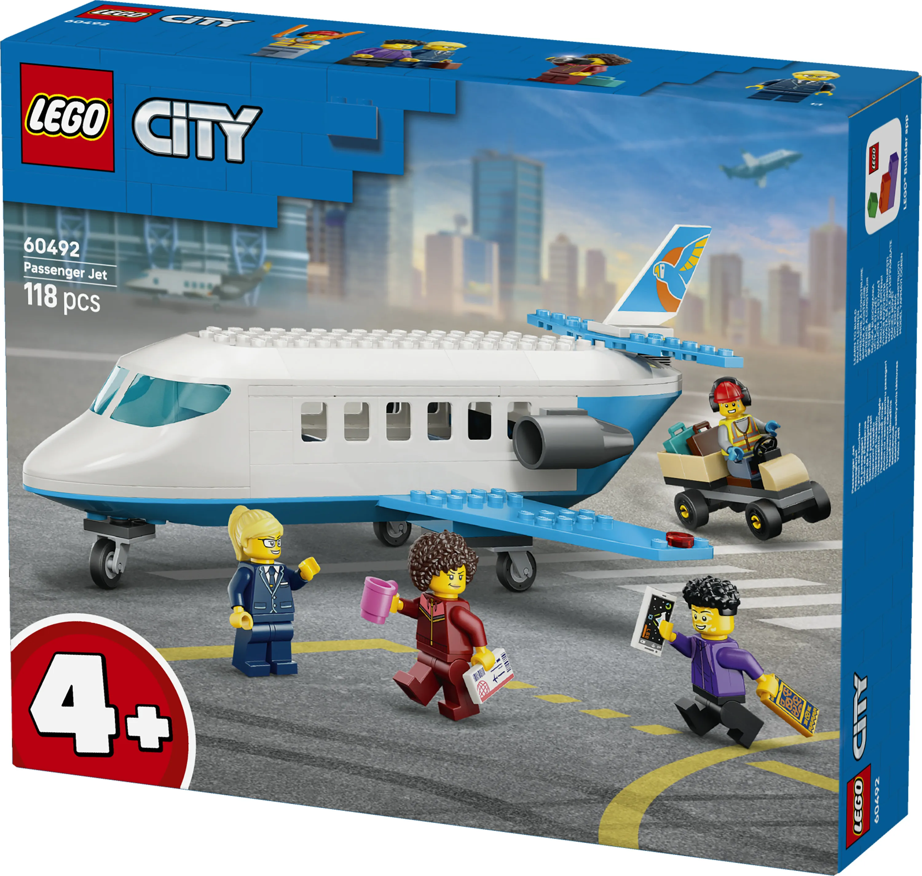 LEGO City Suihkumatkustajakone 60492