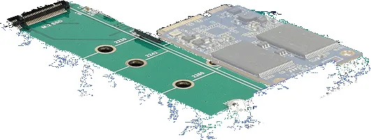 DeLOCK 2,5" kabinett, M.2/mSATA SSD, USB3.1 Gen 2, bl&aring;