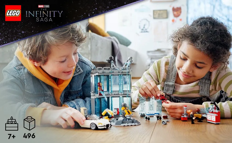 Lego Marvel Super Heroes Iron Manin asevarasto 76216