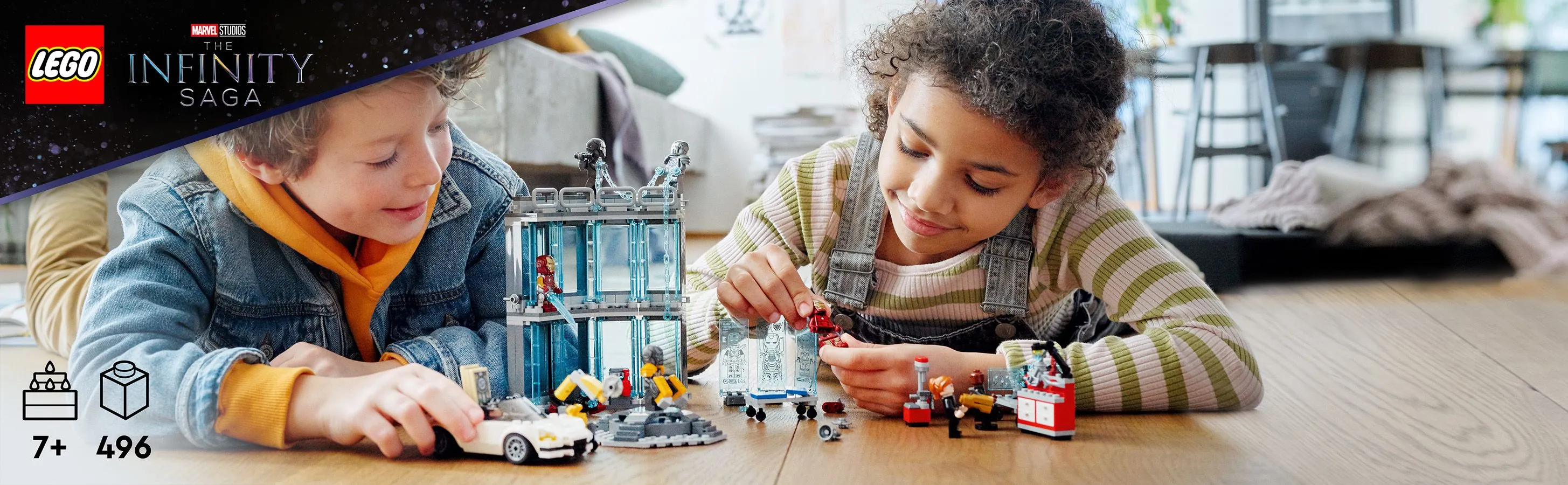 Lego Marvel Super Heroes Iron Manin asevarasto 76216