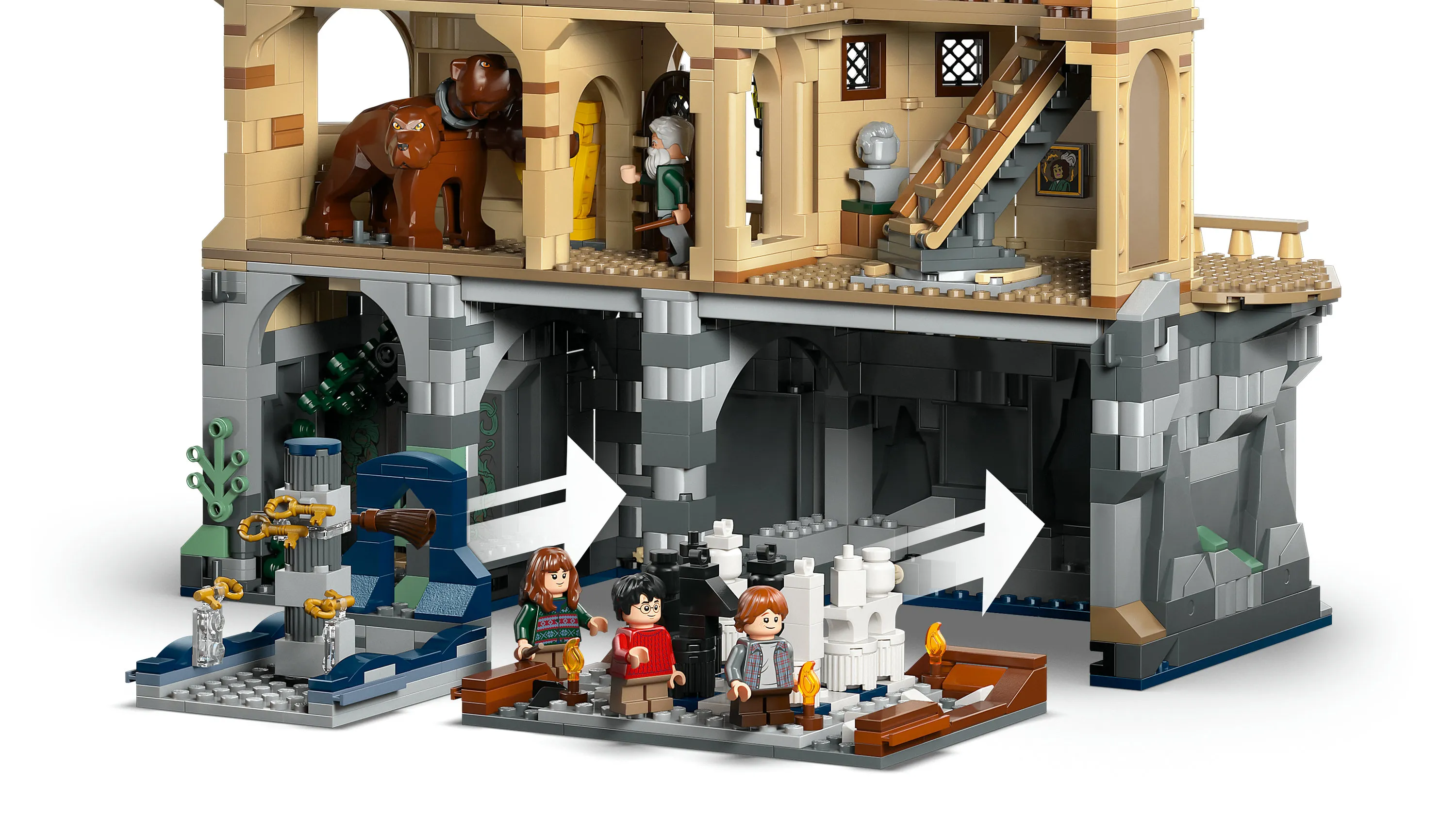 LEGO Harry Potter Tylypahkan linna: P&auml;&auml;rakennuksen torni 76454