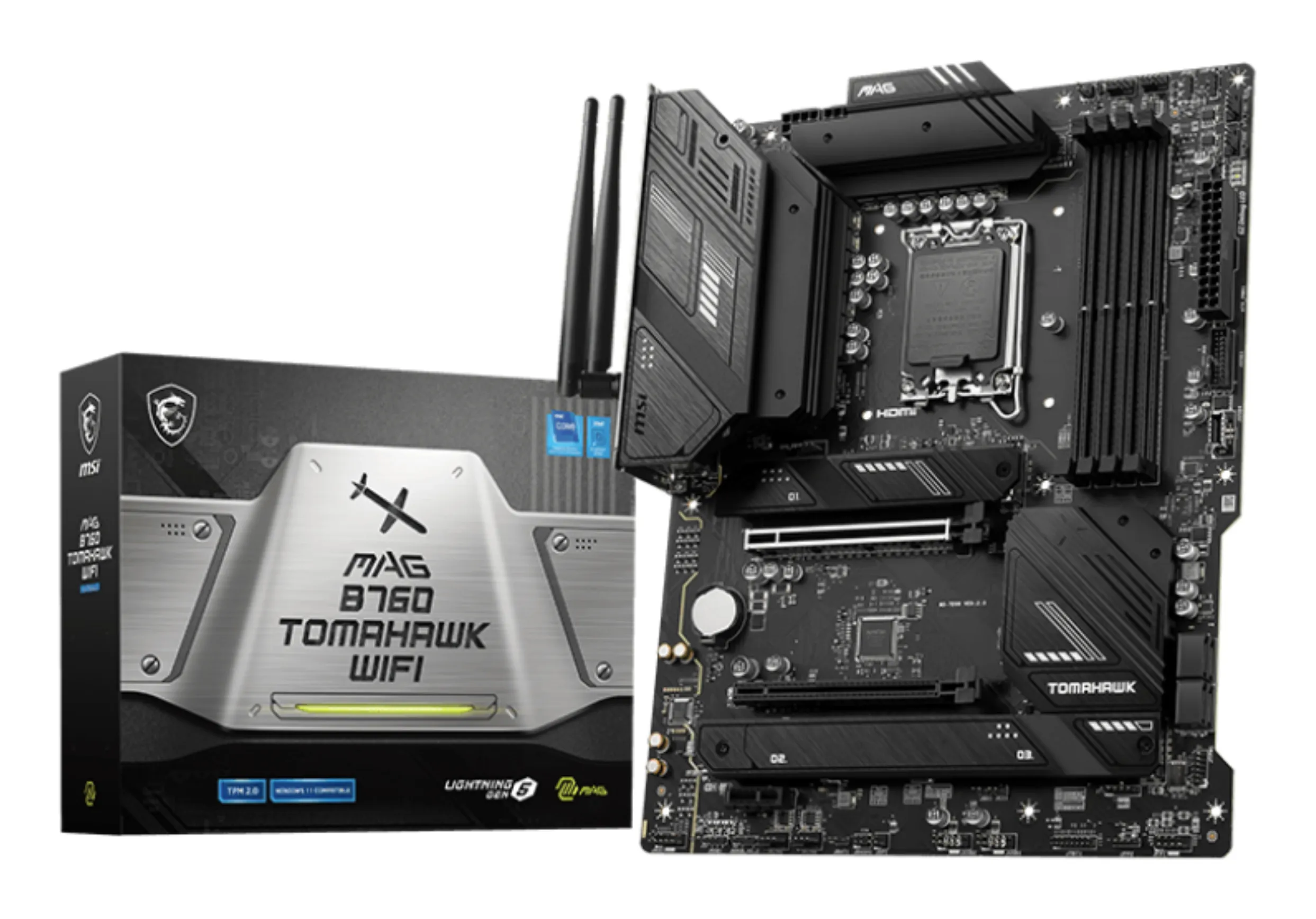 MSI MAG B760 TOMAHAWK WIFI ATX-emolevy