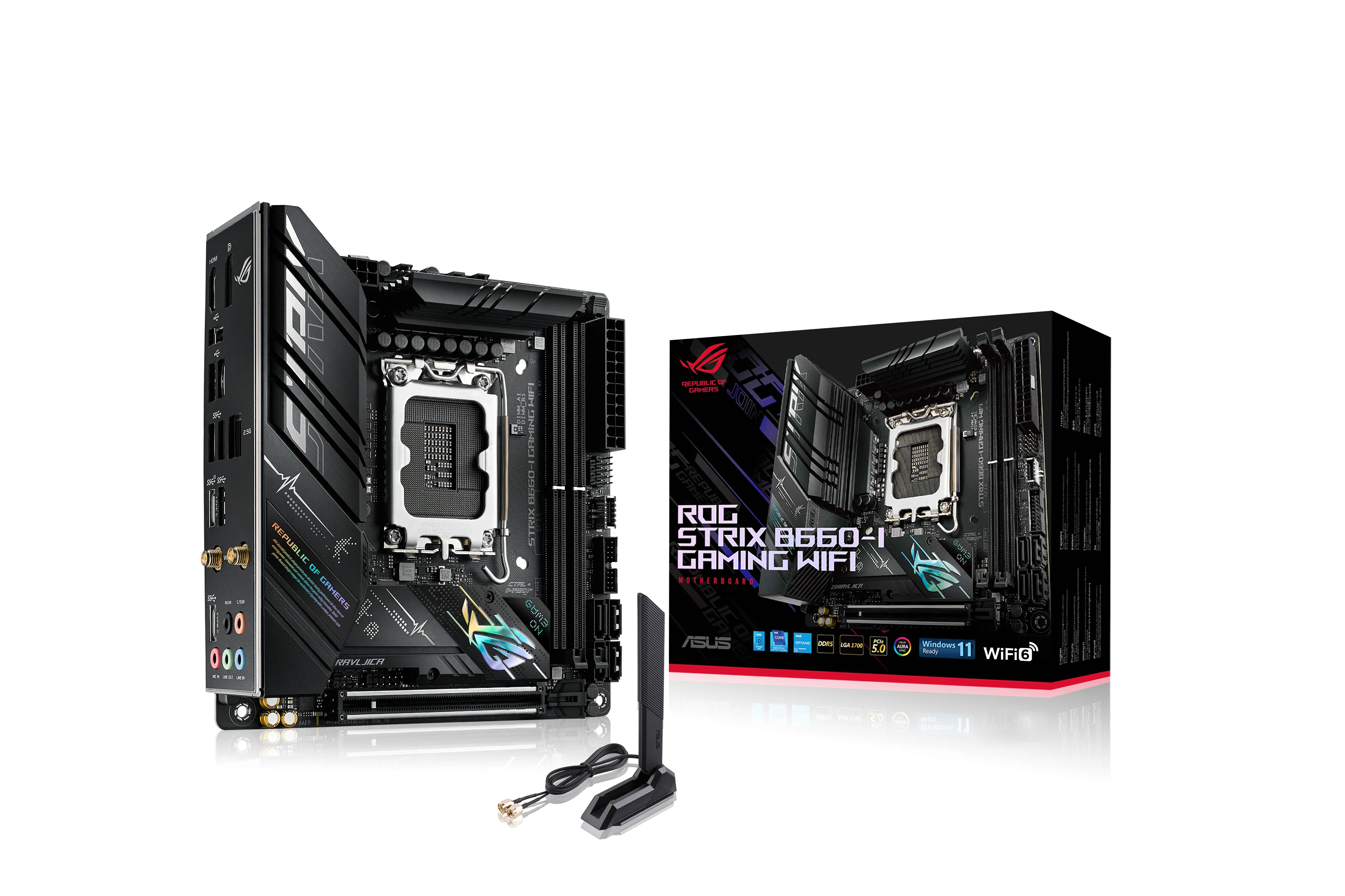 Asus ROG Strix B660-I Gaming Wi-Fi Mini-ITX - moderkort