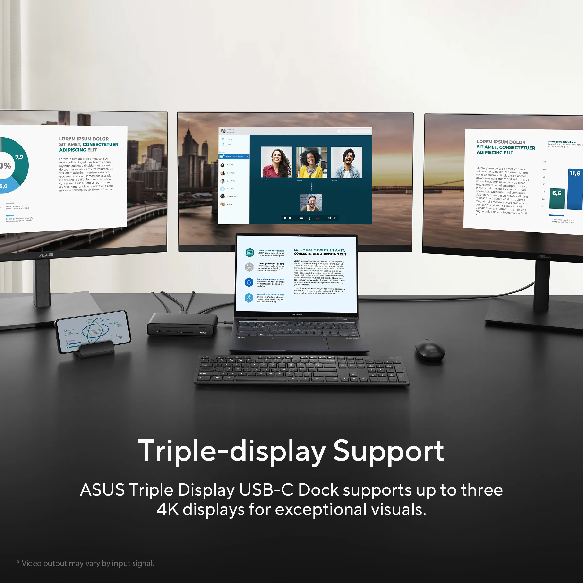 DC300 Triple Display USB-C Dock 90XB08CN-BDS010