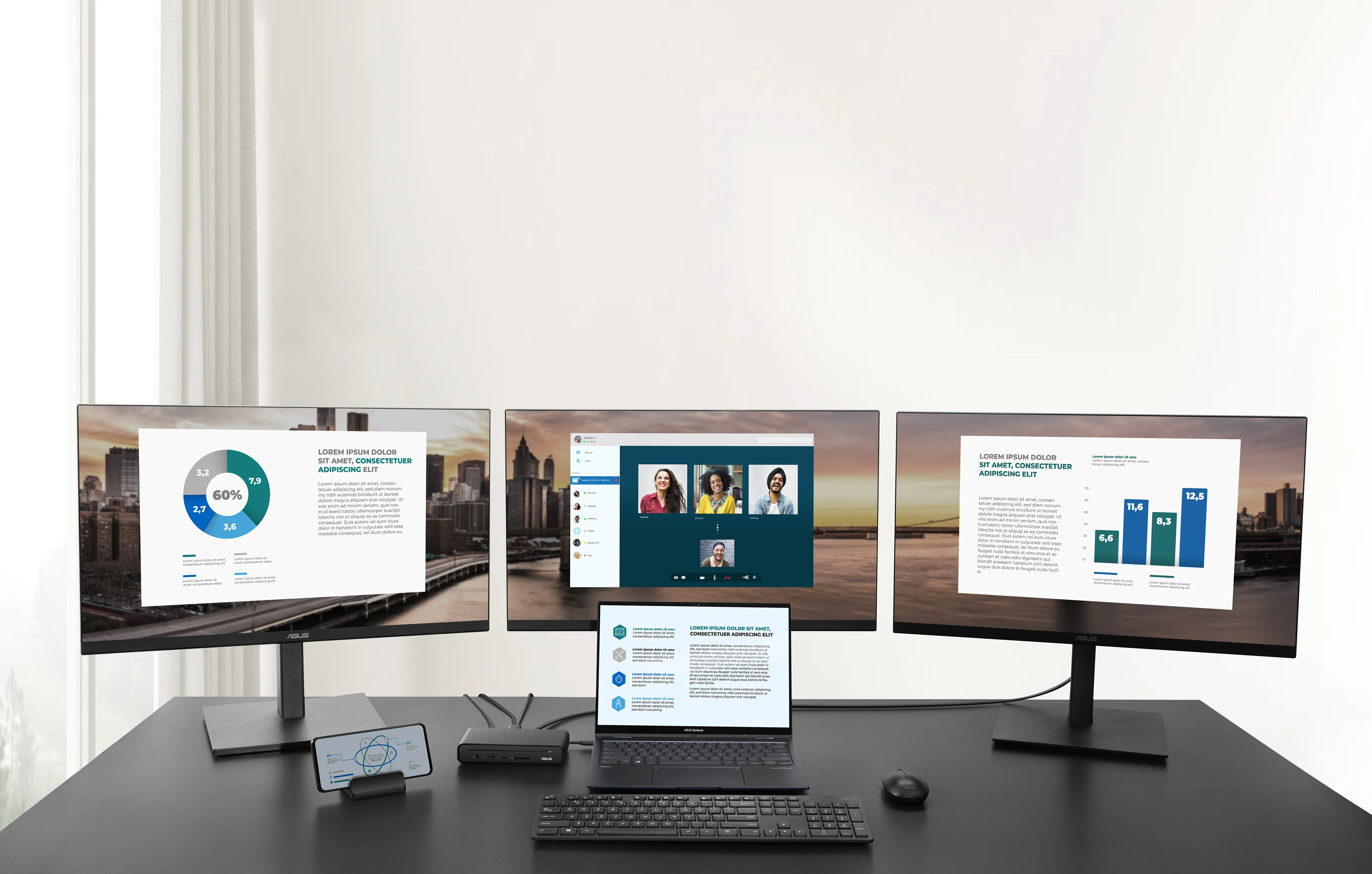 DC300 Triple Display USB-C Dock 90XB08CN-BDS010