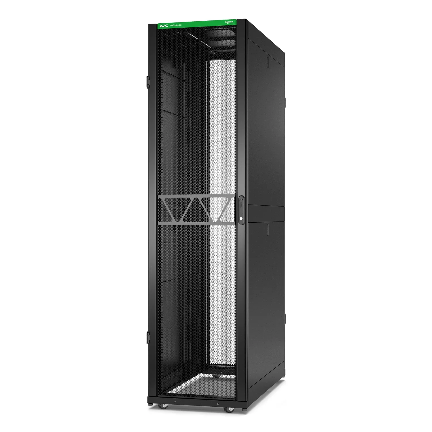 APC NetShelter SX Server Rack Gen 2 48U 2258H x 600W x 1200D mm w/ Sides Black
