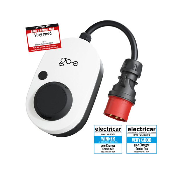go-e Gemini flex EV Charging Station 11 kW 3-Phase 16 A White
