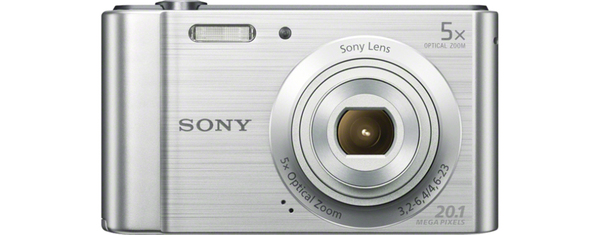 SONY DSCW800S digital camera 20M CCD 28mm 5x IS 2.7inch 720p silver