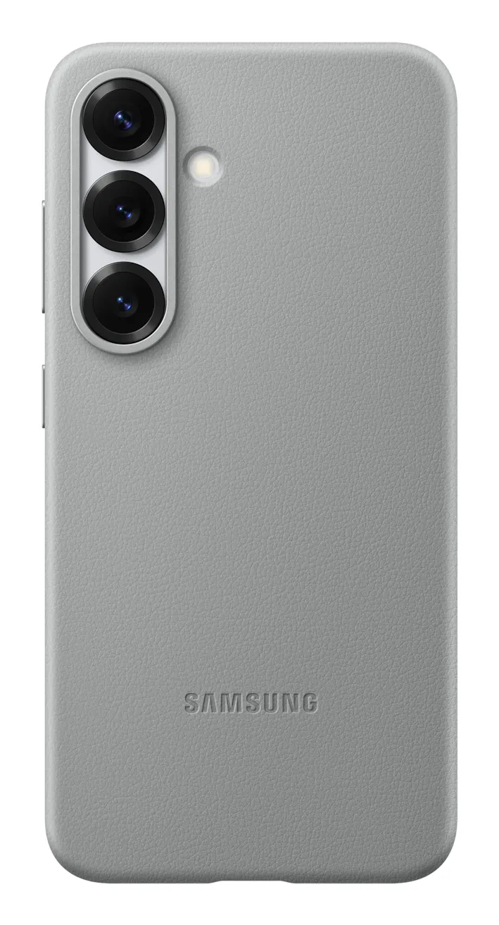 Samsung Galaxy S25 Kindsuit Faux Leather Case, Grey