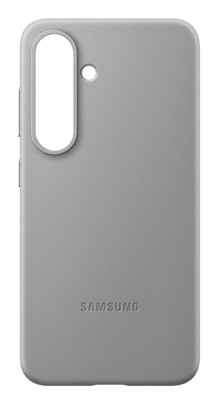 Samsung Galaxy S25 Kindsuit Faux Leather Case, Grey