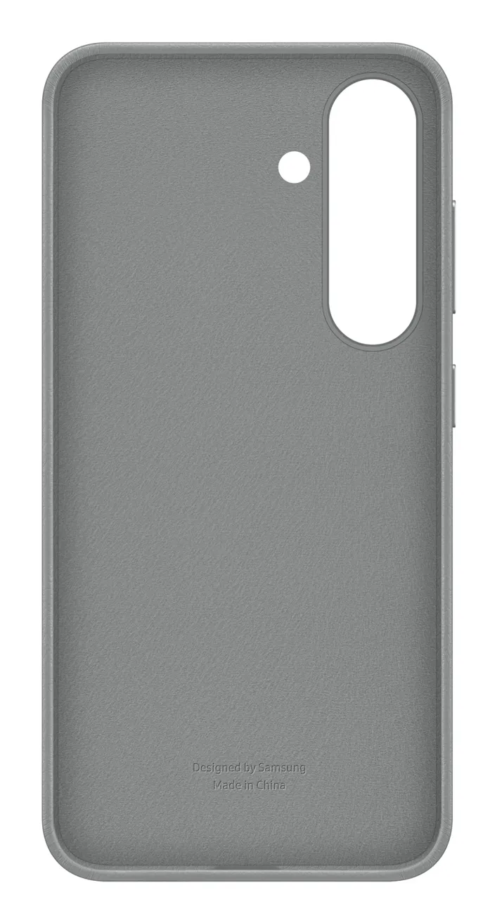 Samsung Galaxy S25 Kindsuit Faux Leather Case, Grey