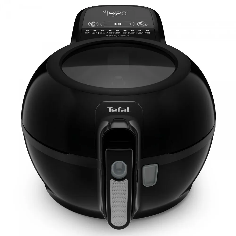Tefal FZ773815 ActiFry Genius Smart Air fryer -kiertoilmakypsennin, musta, 1.2l