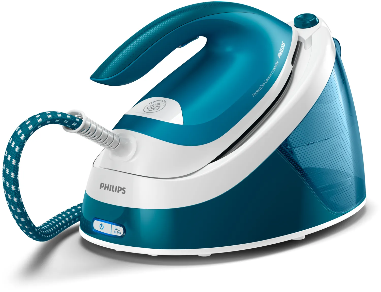Philips PerfectCare Compact Essential GC6840/20 Steam Generator Iron, 2400W, 6 bar, 1.3L, Blue/White
