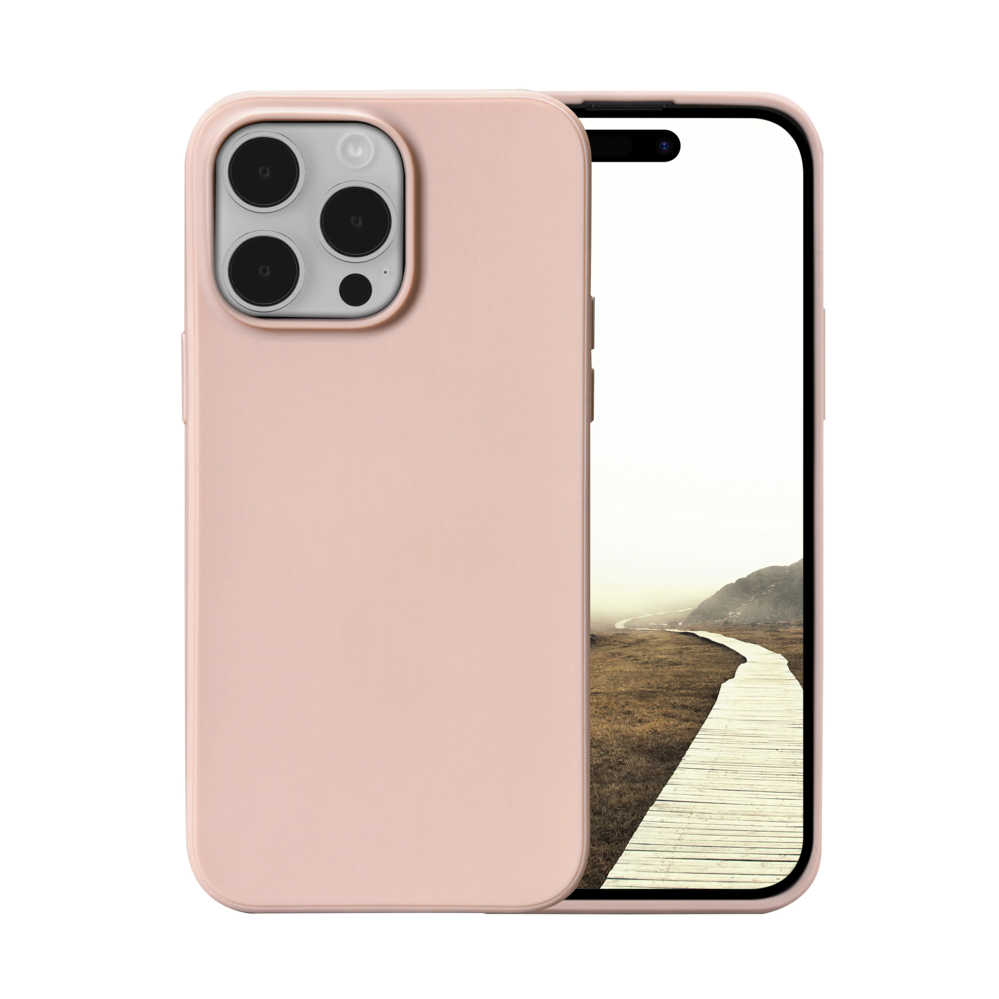 Dbramante1928 Greenland, iPhone 15 Pro - Case, Pink Sand