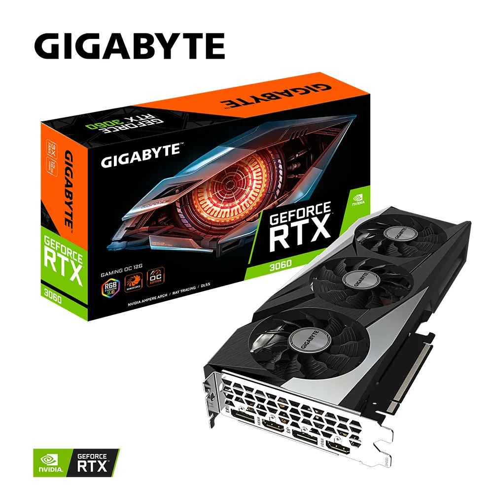 Gigabyte GeForce RTX 3060 Gaming OC 2.0 12GB (LHR) - graphics card