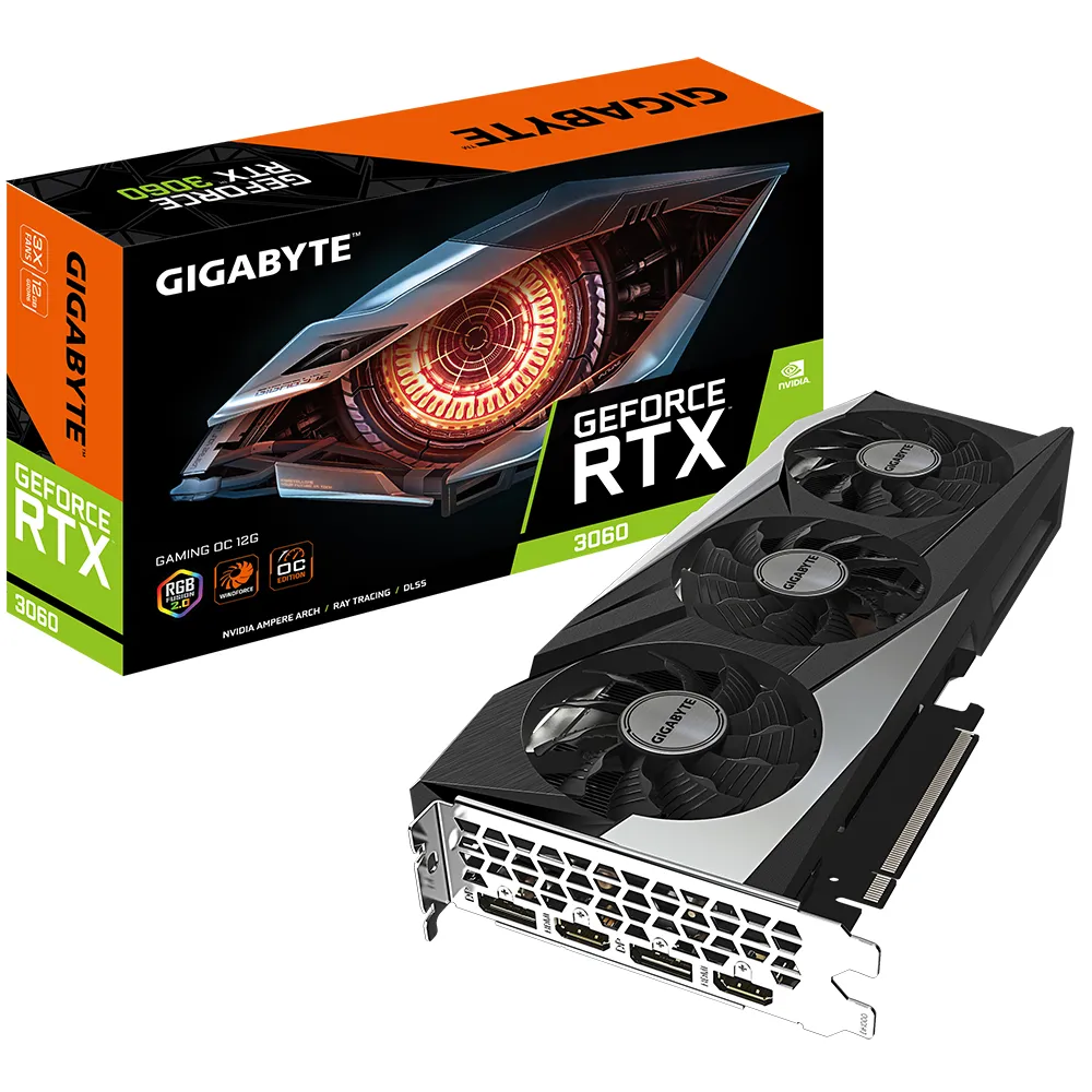 Gigabyte GeForce RTX 3060 Gaming OC 2.0 12GB (LHR) - graphics card