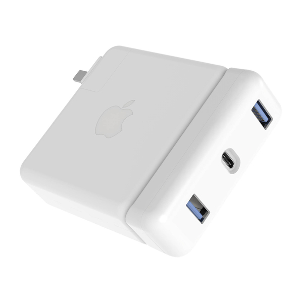 Hyper - Hyperdrive USB-C Hub for MacBook 61W Power Adapter