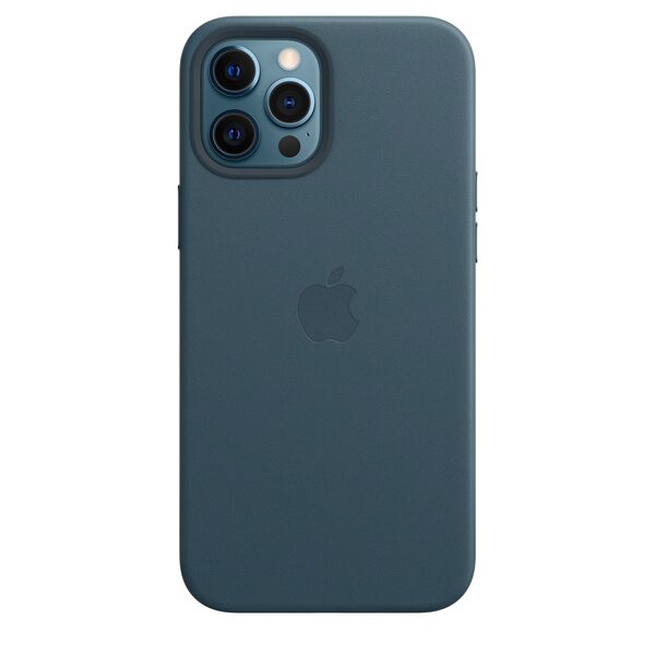 Apple iPhone 12 Pro Max, MagSafe -nahkakuori, Baltic Blue