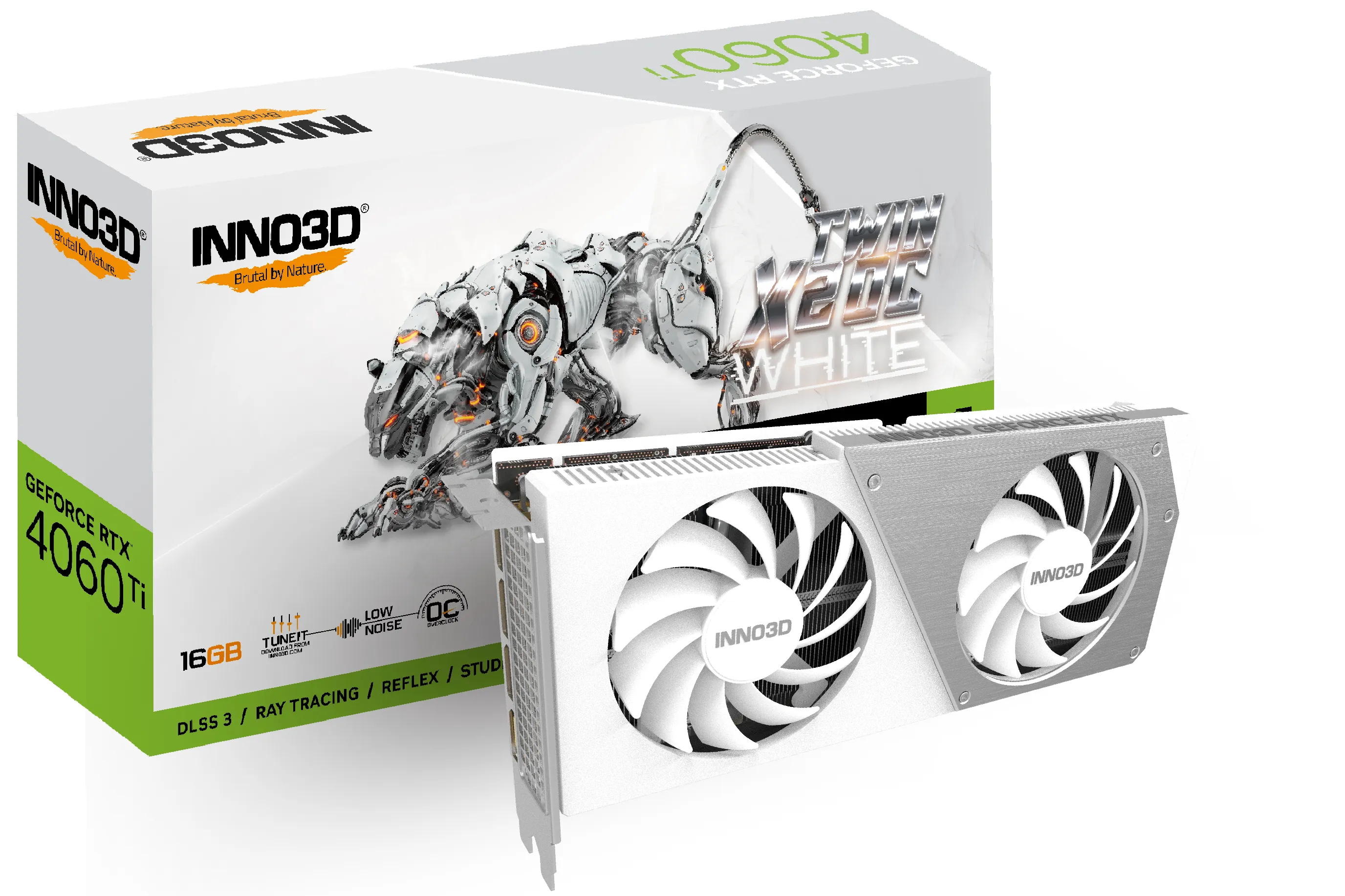 Inno3D GeForce RTX 4060Ti Twin x2 OC 16 Gt -näytönohjain