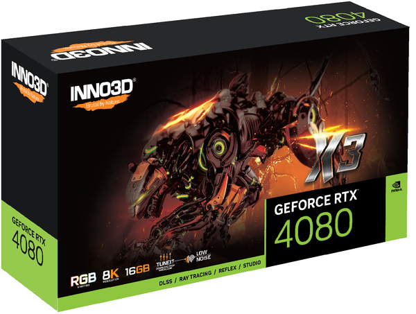 Inno3d GeForce RTX 4080 X3 16GB - graphics card
