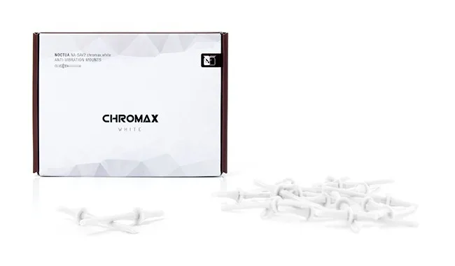 Noctua NA-SAV2 chromax.white - Mounting accessory kit for fans, white