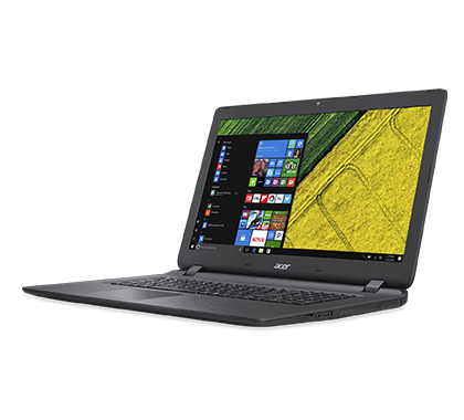ACER Aspire ES1 Black | 17.3" HD | Intel Celeron N3350 1.10 GHz | 4 GB RAM | 1 TB HDD | Intel HD 500 | DVDRW | Windows 10