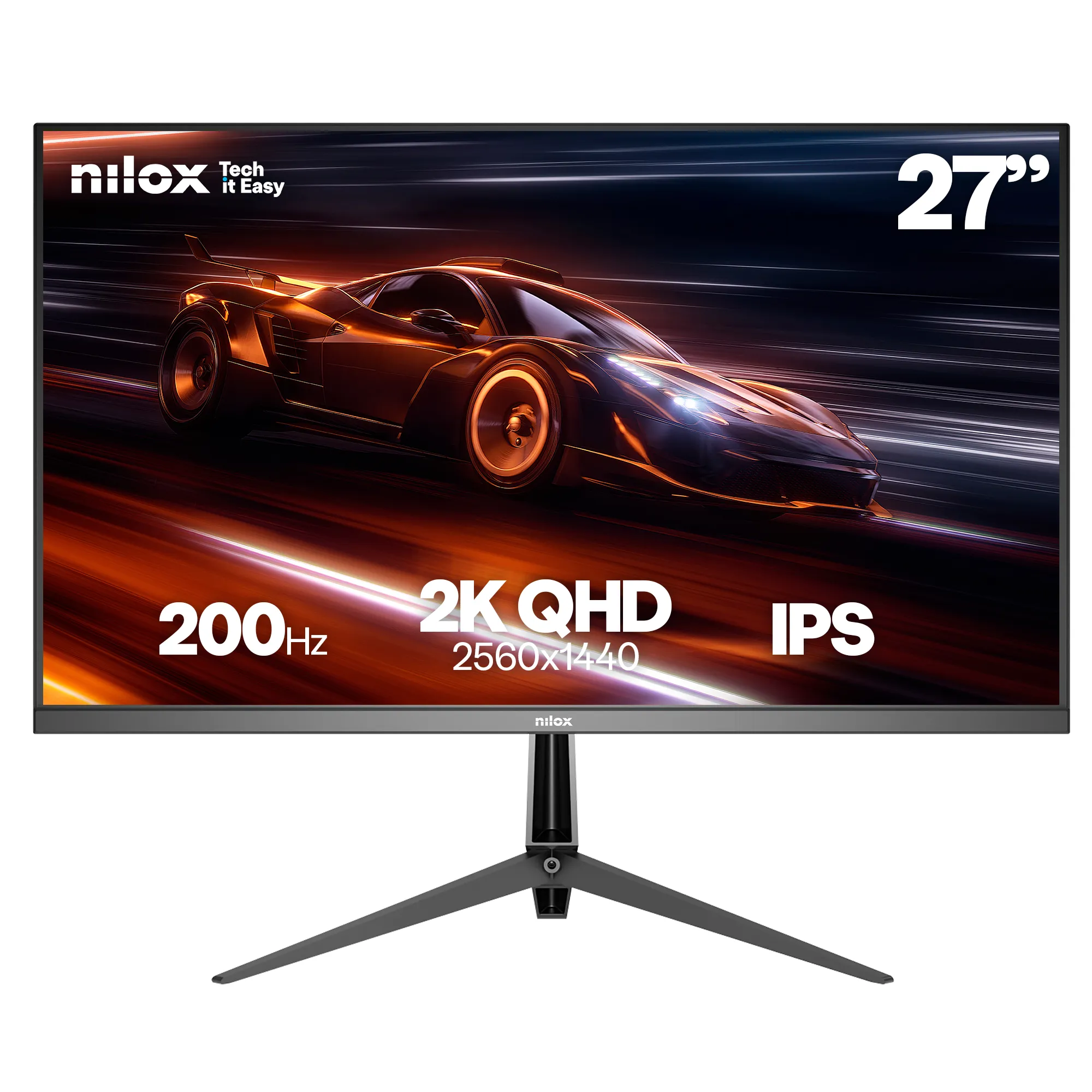 Nilox NXM272K20001 27" 2K, IPS, 200Hz -pelin&auml;ytt&ouml;