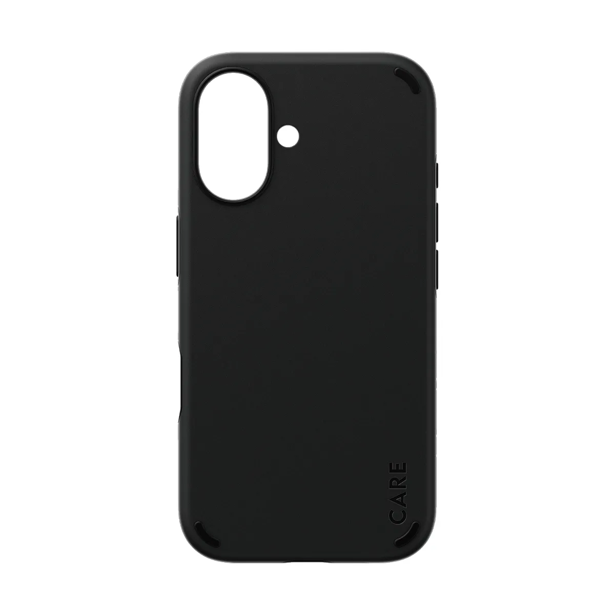 Care by PanzerGlass iPhone 16 Double Defense -fodral, Svart