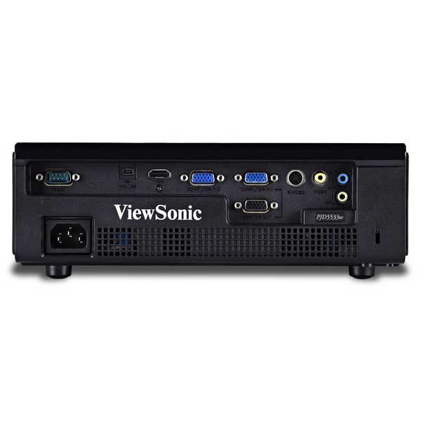 VIEWSONIC PJD5533W DLP projector 3Dready 3000 ANSILumens WXGA 1280x800 15000:1 HDMI 2xRGB in 1xRGB out 1xS-Video 1xComposite 2.1KG