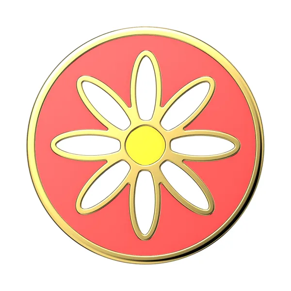 POPSOCKETS Enamel Quaint Daisy Coral