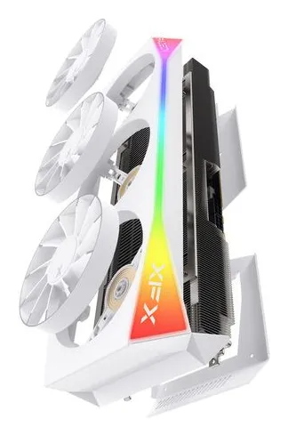 XFX Radeon RX 9070 XT Mercury White Magnetic Air 16GB - graphics card