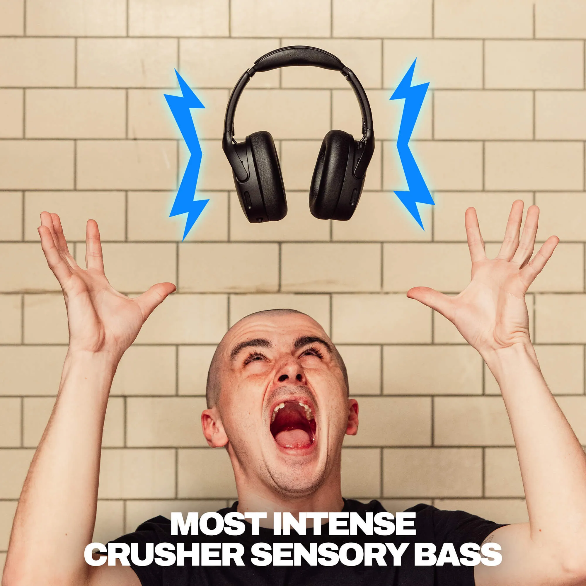 Skullcandy Crusher 720 -langattomat kuulokkeet, musta