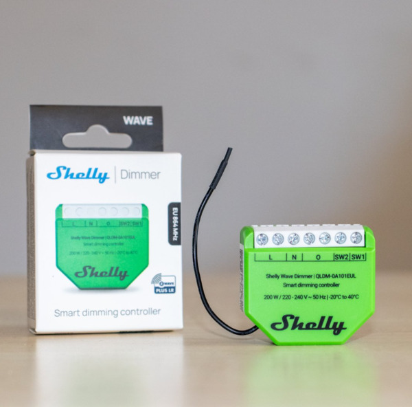 Shelly Wave Dimmer LR -&auml;lyk&auml;s himmenninkontrolleri