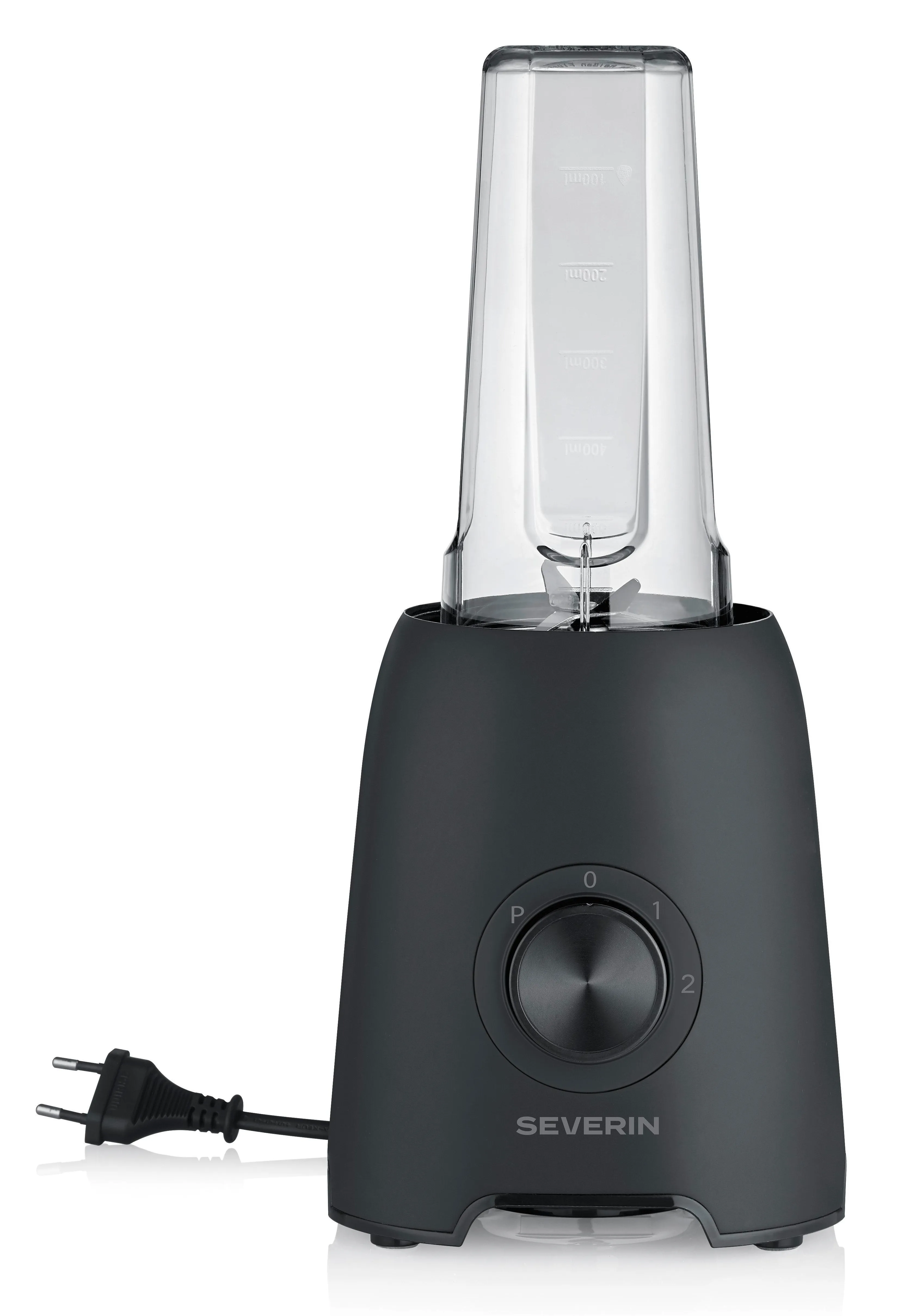 SEVERIN SM3724 600W 1.5L Blender, Black, Clear