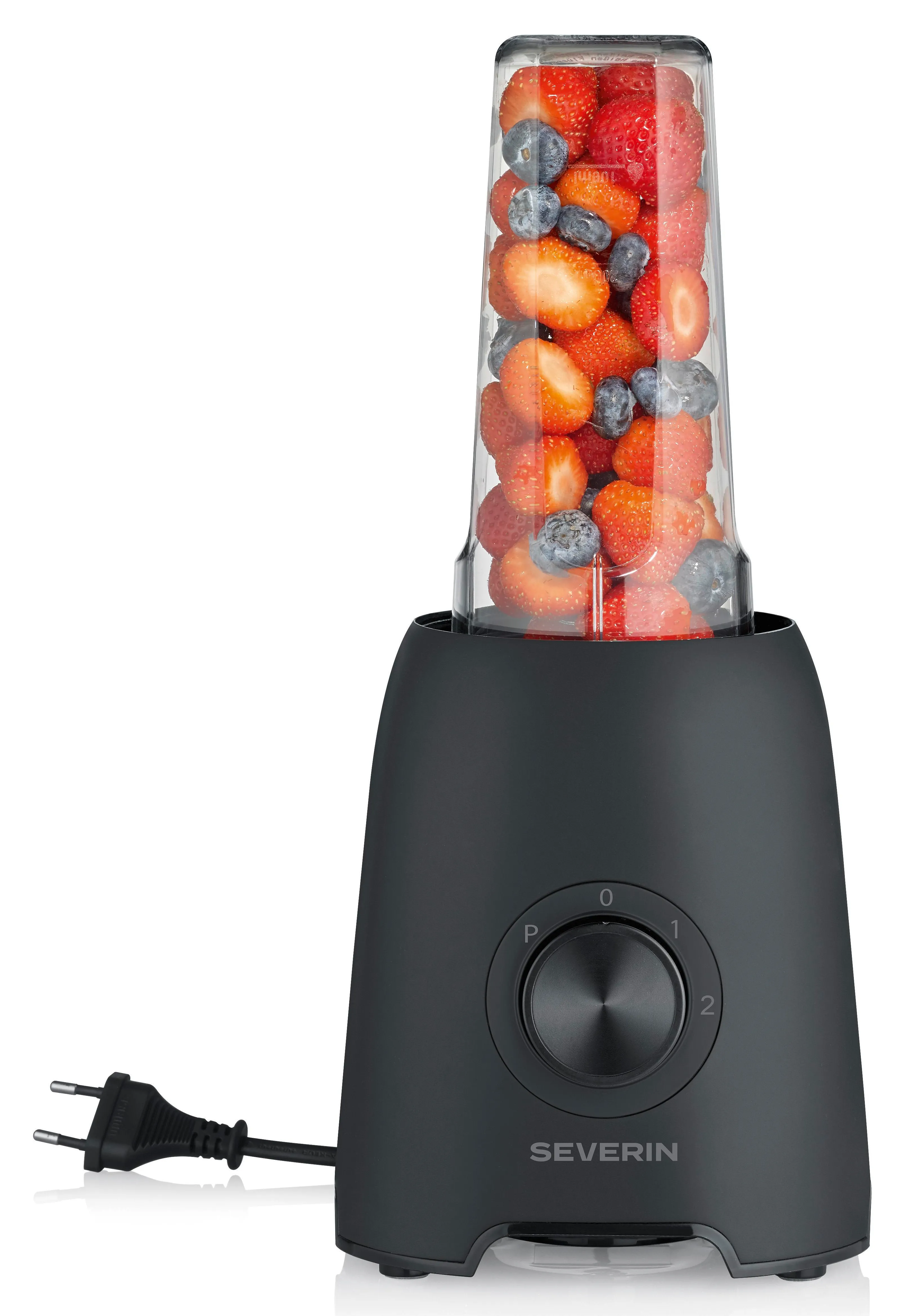 SEVERIN SM3724 600W 1.5L Blender, Black, Clear