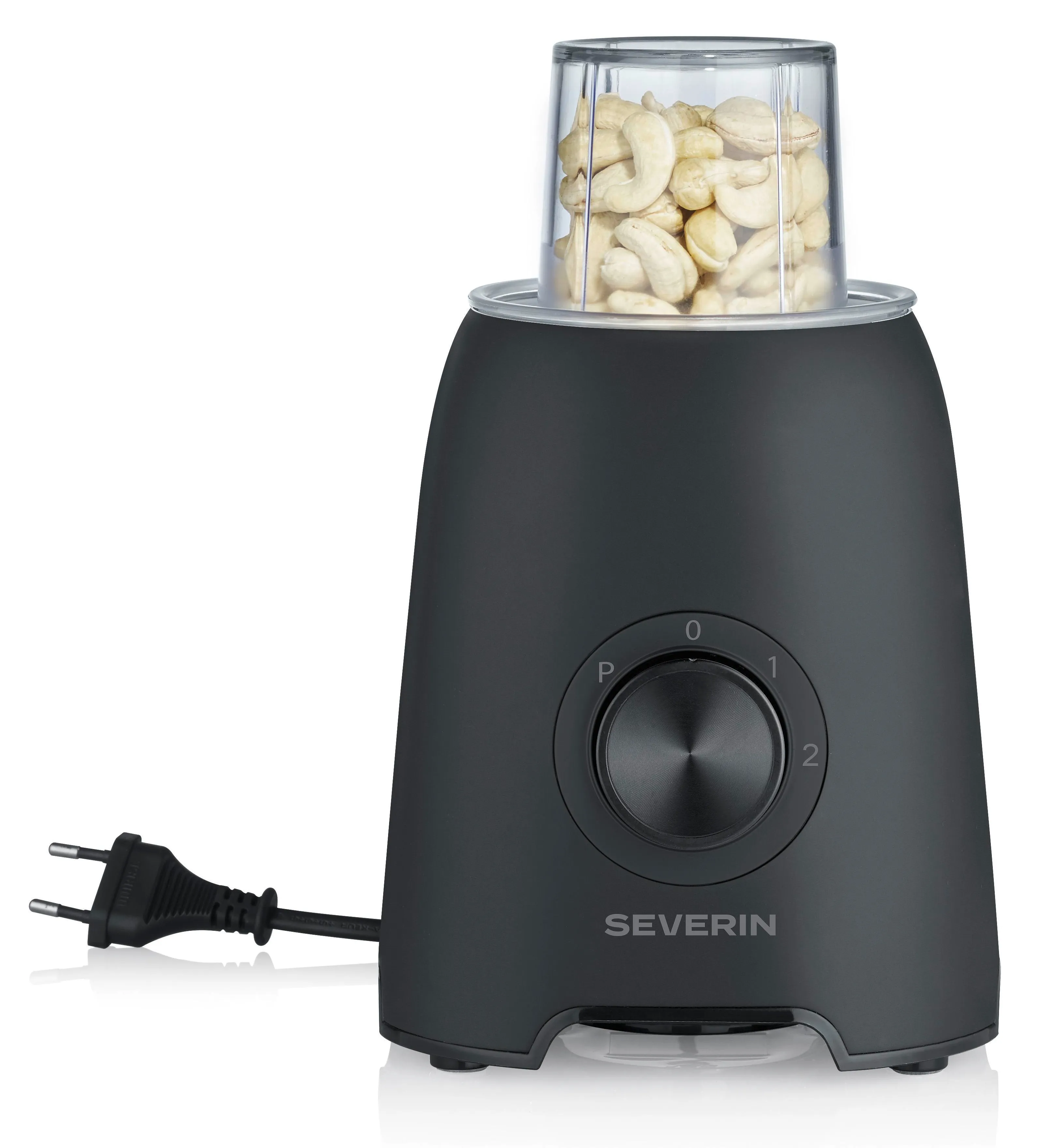 SEVERIN SM3724 600W 1.5L Blender, Black, Clear