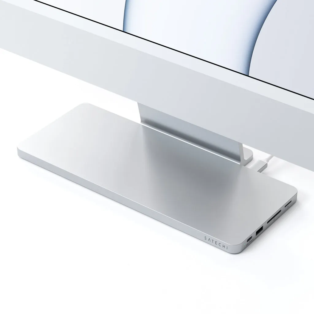 Satechi USB-C Slim Dock for the 24" iMac - dock station, Silver
